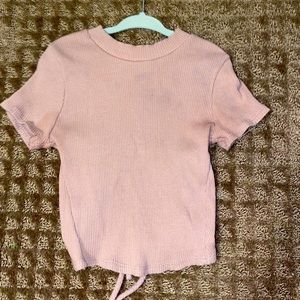 Brown top lightly used out grew it